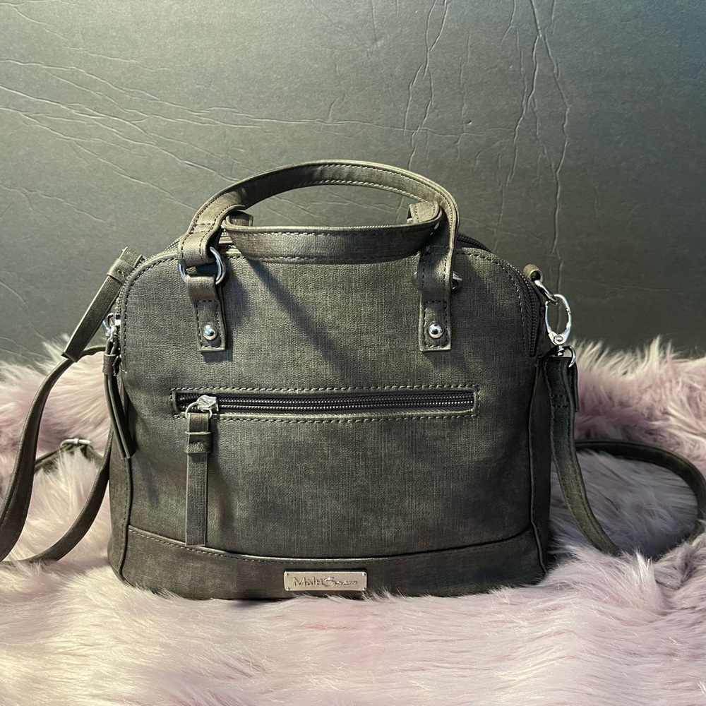 Chic Gray multi-use Satchel Bag - Picture 5 of 12
